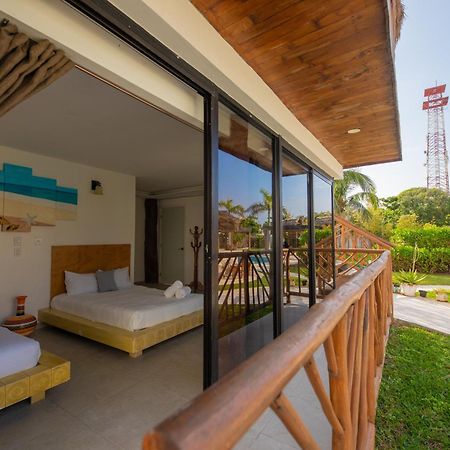 Kabanas & Beach Club Ojo De Agua Puerto Morelos Luaran gambar