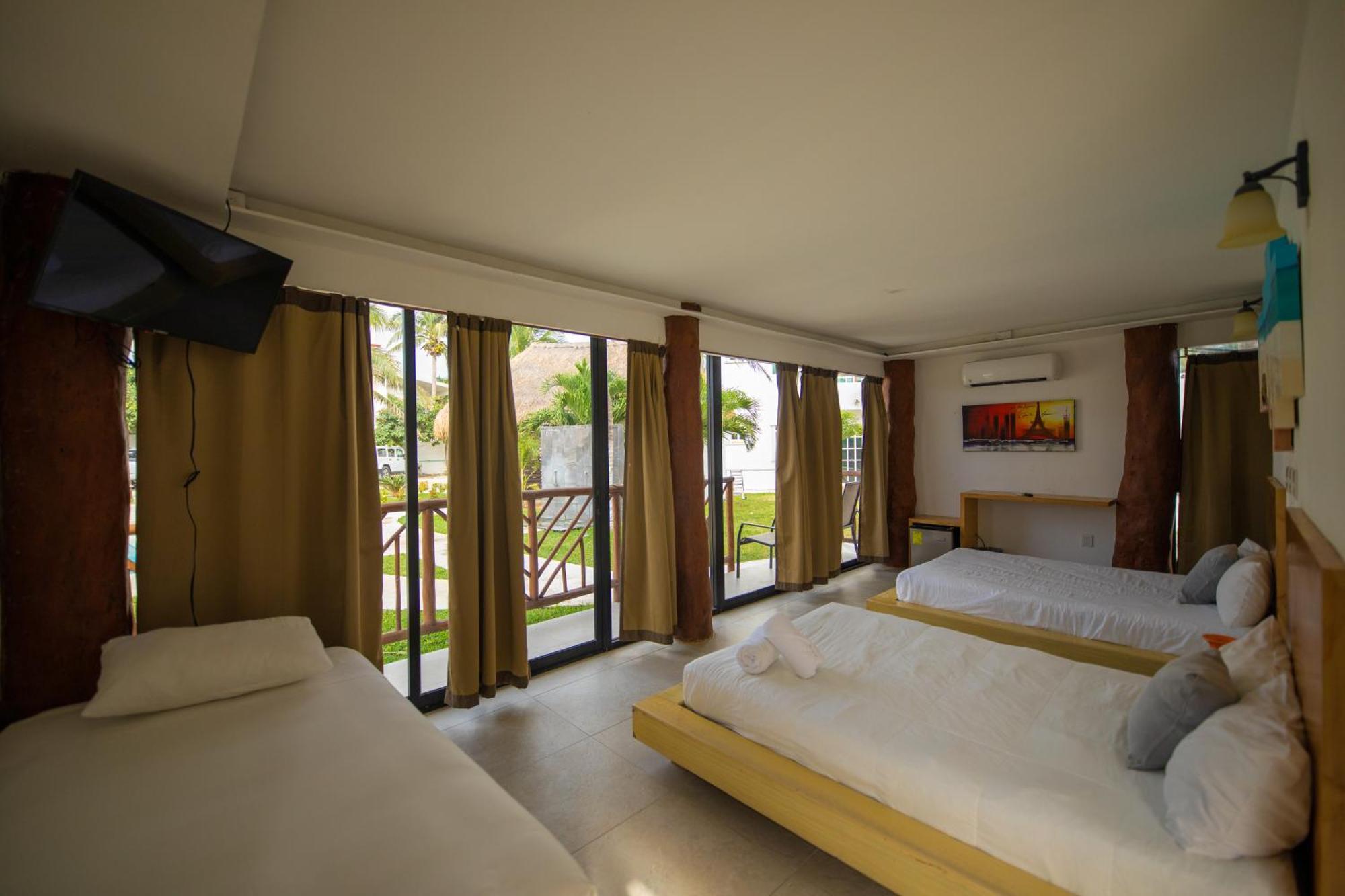 Kabanas & Beach Club Ojo De Agua Puerto Morelos Luaran gambar